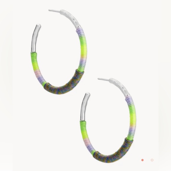 New Kendra Scott Masie hoop earrings - Picture 2 of 5